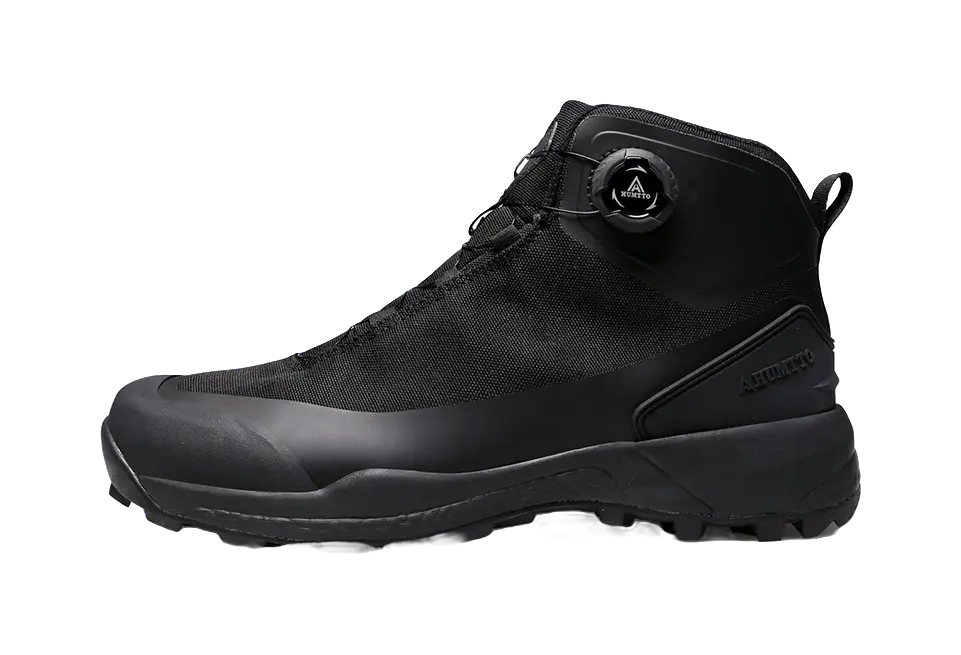 HUMTTO Men's High-Top Outdoor Shoes - Shock Absorption Slip & Abrasion Resistant 