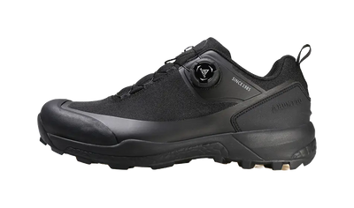 HUMTTO Men's Low-Top Outdoor Shoes - Cushioned Anti-Slip & Wear-Resistant Black 