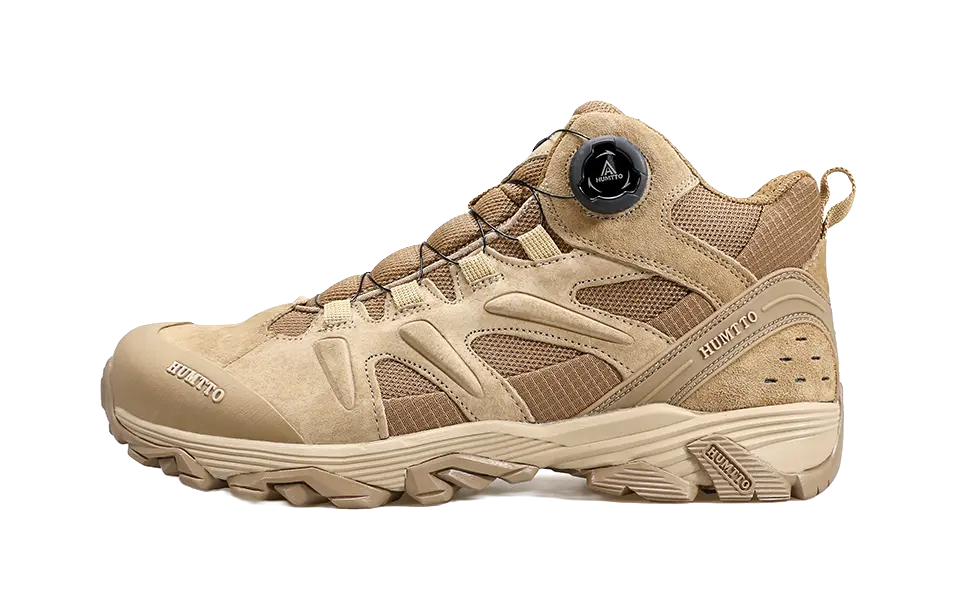 HUMTTO Slip Resistant Abrasion Resistant Mid top Outdoor Shoes Mens 