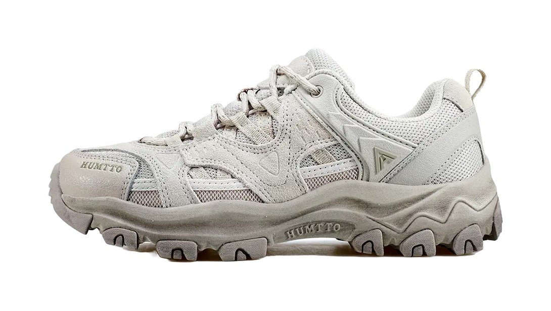 HUMTTO Women's Height Increasing Low-Top Outdoor Shoes - Cushioned Breathable & Retro Style Sandstorm Yellow 