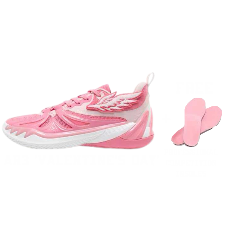 Rigorer Austin Reaves AR3 'VALENTINE'S DAY'- Pink Basketball Shoes for Men  vjsneaker.com