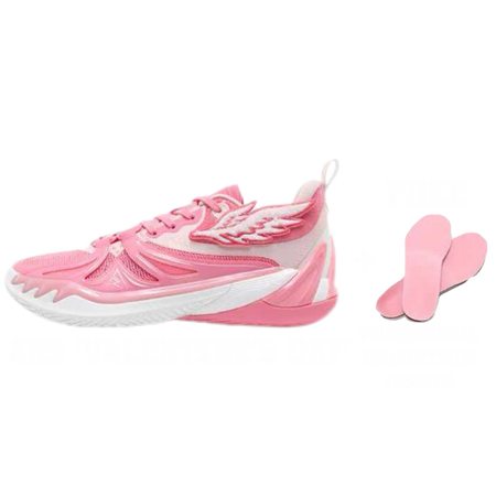 Rigorer Austin Reaves AR3 'VALENTINE'S DAY'- Pink Basketball Shoes for Men  vjsneaker.com