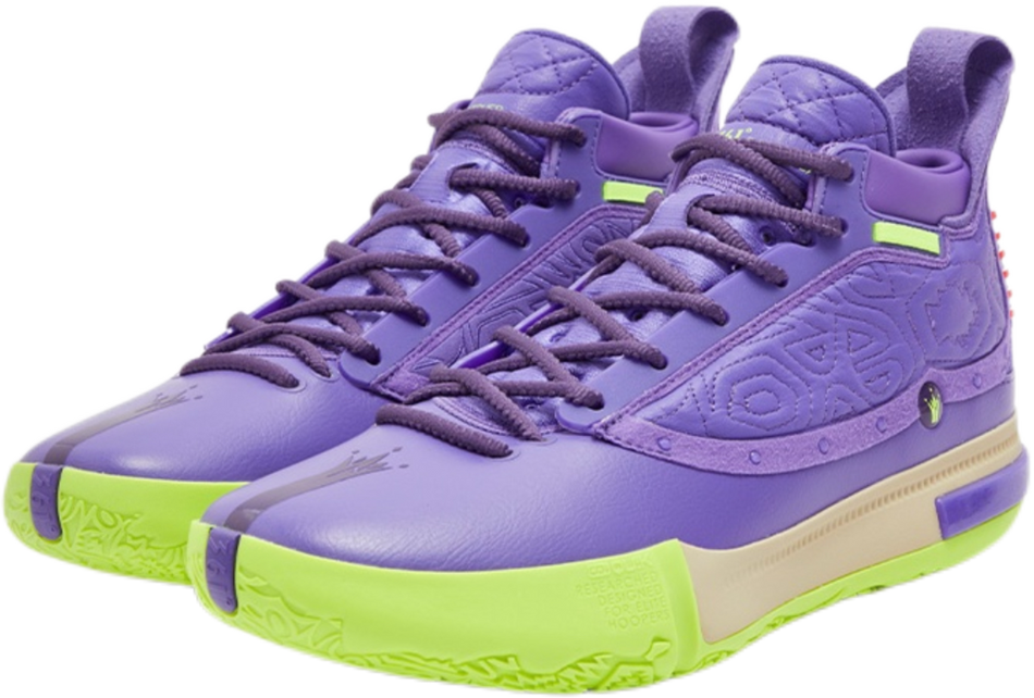 361° Joker Nikola Jokić The Legend Basketball Shoes Mens High top Ultraviolet/Spiritual Purple  vjsneaker.com