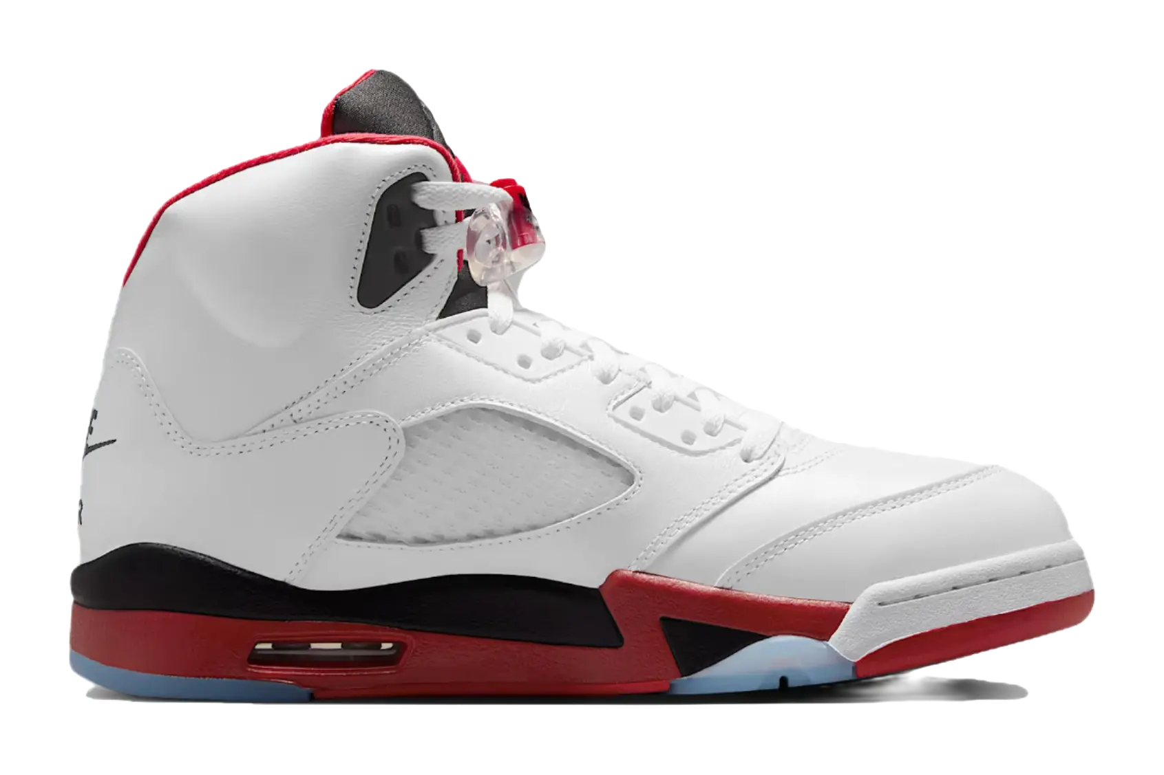 JORDAN 5 Retro Fire Red Black Tongue 2025  vjsneaker.com