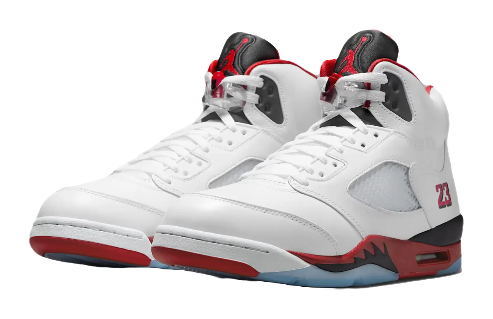 JORDAN 5 Retro Fire Red Black Tongue 2025  vjsneaker.com