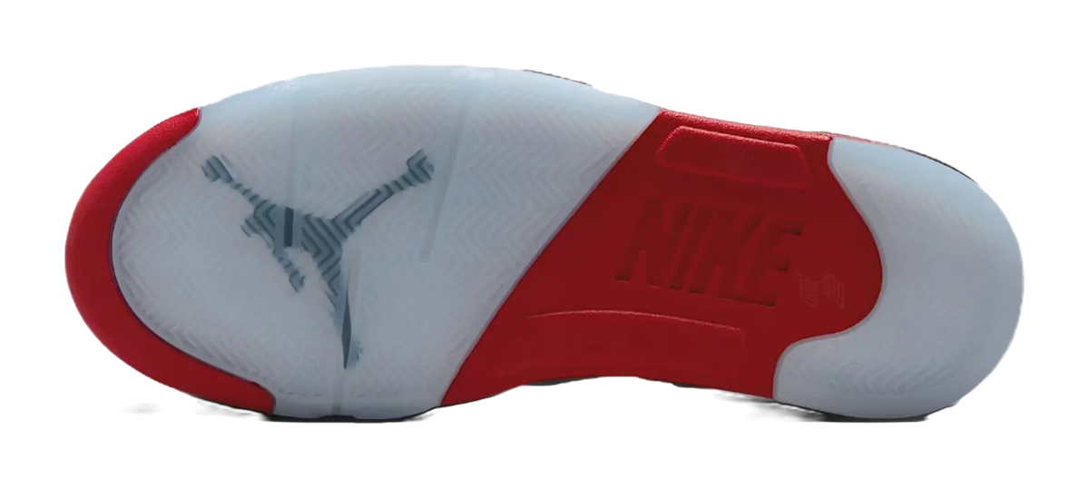 JORDAN 5 Retro Fire Red Black Tongue 2025  vjsneaker.com