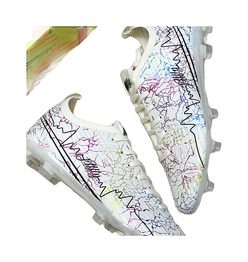 Jifffly FG Soccer Cleats - Long Studs for Artificial Turf with Anti-Slip & Shock Absorption Unisex 