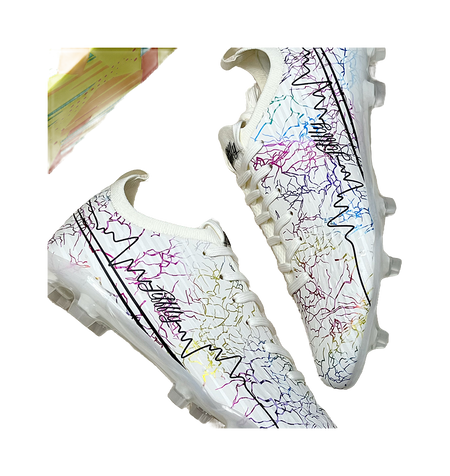 Jifffly FG Soccer Cleats - Long Studs for Artificial Turf with Anti-Slip & Shock Absorption Unisex 