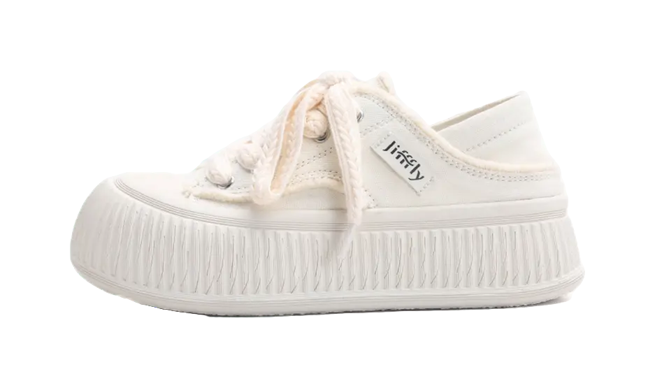 Jifffly Slip Resistant, Abrasion Resistant, Lightweight, Breathable, Height Increasing Low top Skateboard Shoes Women's 