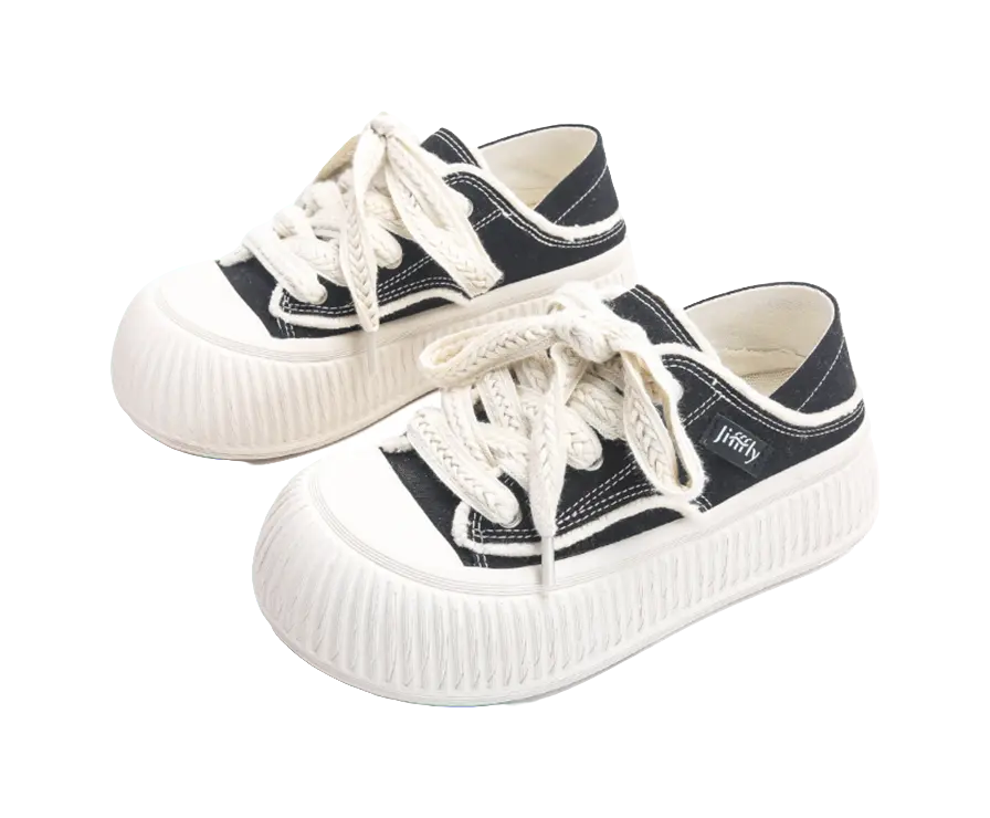 Jifffly Slip Resistant, Abrasion Resistant, Lightweight, Breathable, Height Increasing Low top Skateboard Shoes Women's 