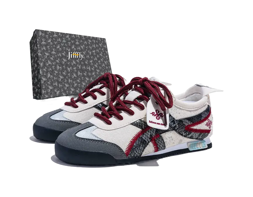 Jifffly Slip Resistant, Lightweight, And Breathable Low Top Skateboard Shoes Unisex 