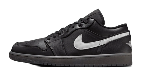 Jordan 1 Low Black White Dark Smoke Grey  vjsneaker.com