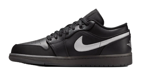 Jordan 1 Low Black White Dark Smoke Grey  vjsneaker.com