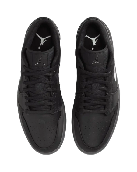 Jordan 1 Low Black White Dark Smoke Grey  vjsneaker.com