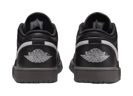 Jordan 1 Low Black White Dark Smoke Grey  vjsneaker.com