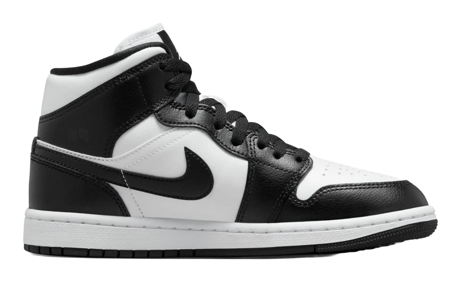Jordan 1 Mid Panda Womens  vjsneaker.com
