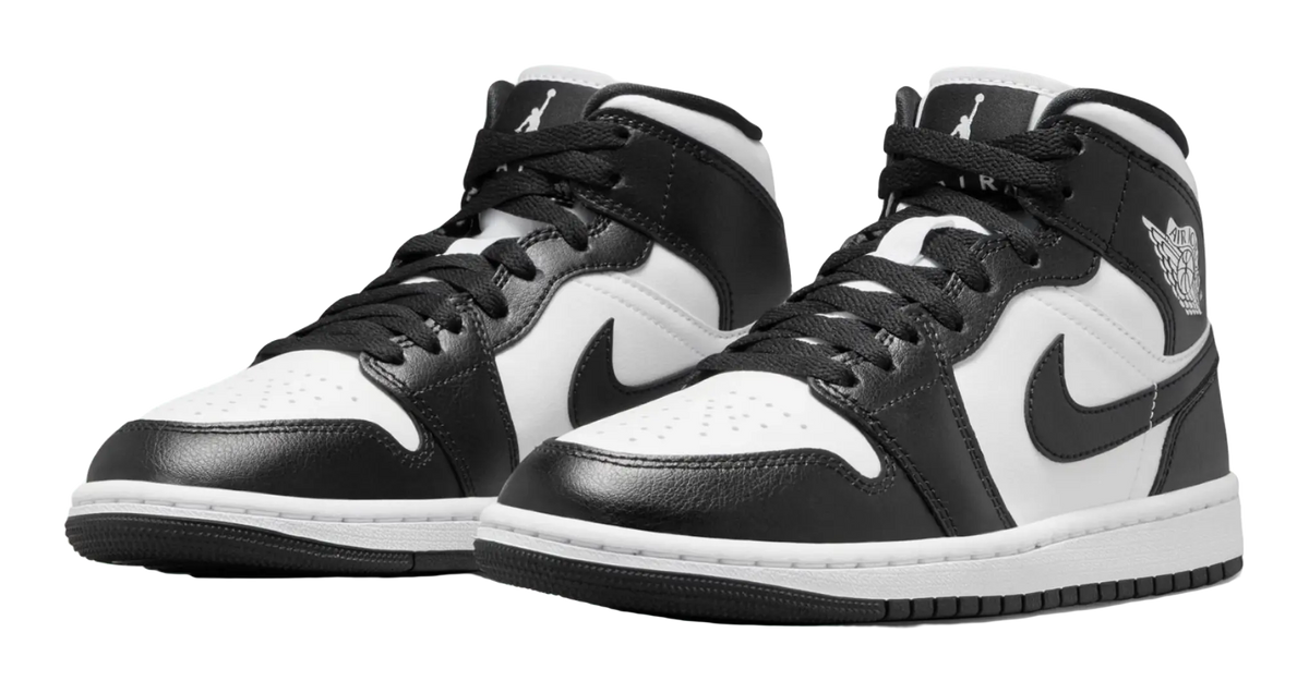 Jordan 1 Mid Panda Womens  vjsneaker.com