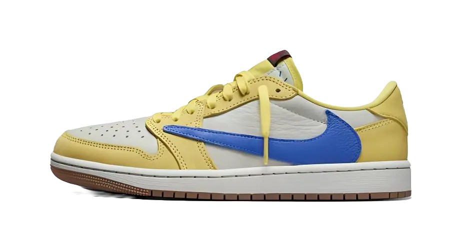 Jordan 1 Retro Low OG SP Travis Scott Canary Womens  vjsneaker.com
