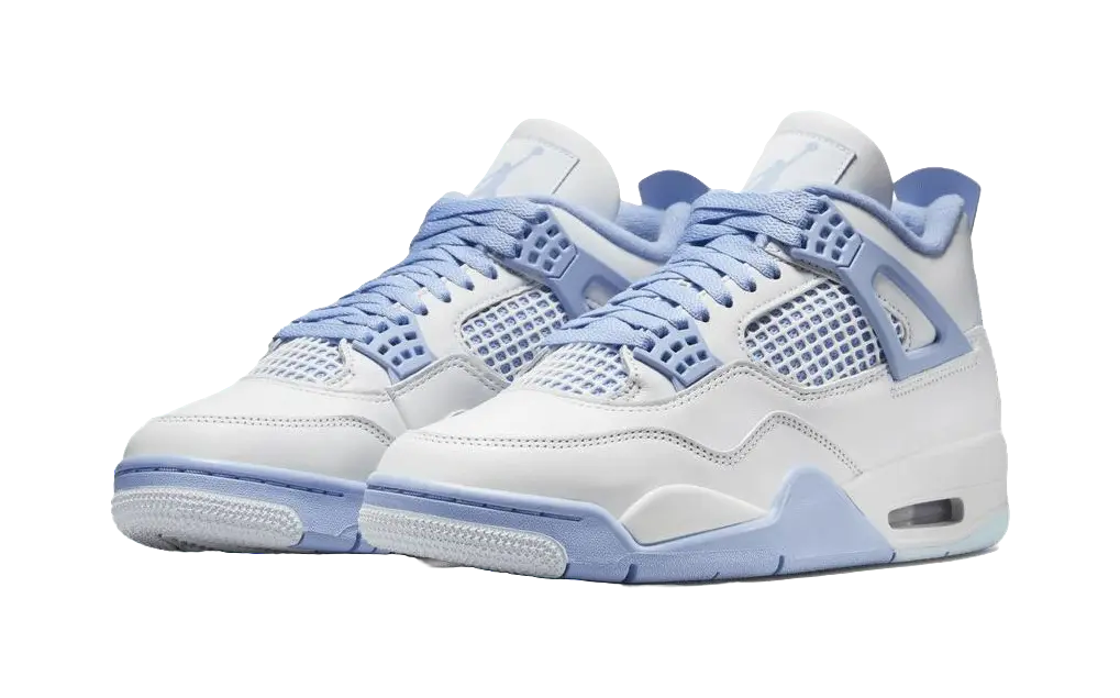 Jordan 4 Retro Forget Me Not Womens  vjsneaker.com