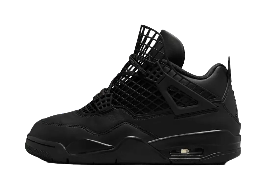 Jordan 4 Retro Net Black Womens  vjsneaker.com