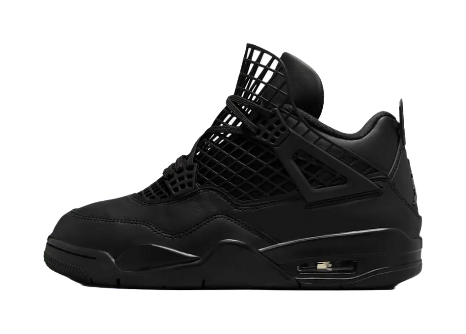 Jordan 4 Retro Net Black Womens  vjsneaker.com