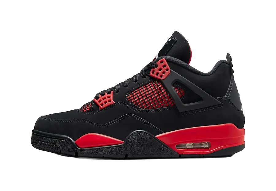 Jordan 4 Retro Red Thunder  vjsneaker.com