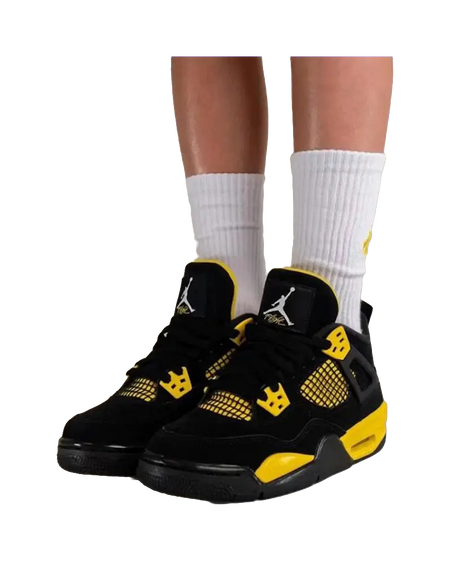Jordan 4 Retro Thunder 2023 GS  vjsneaker.com