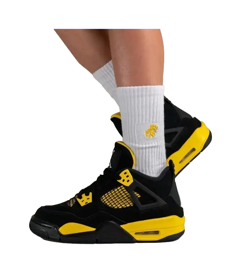 Jordan 4 Retro Thunder 2023 GS  vjsneaker.com