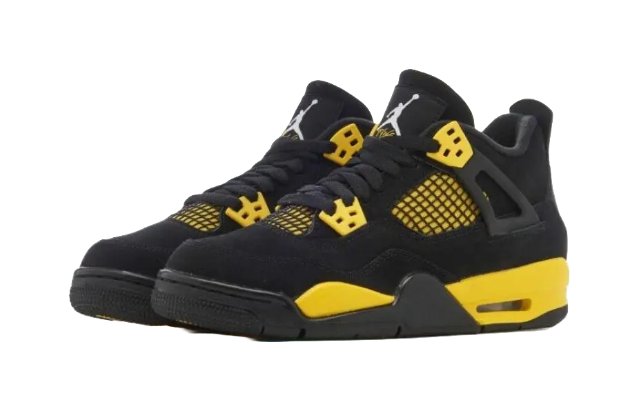 Jordan 4 Retro Thunder 2023 GS  vjsneaker.com