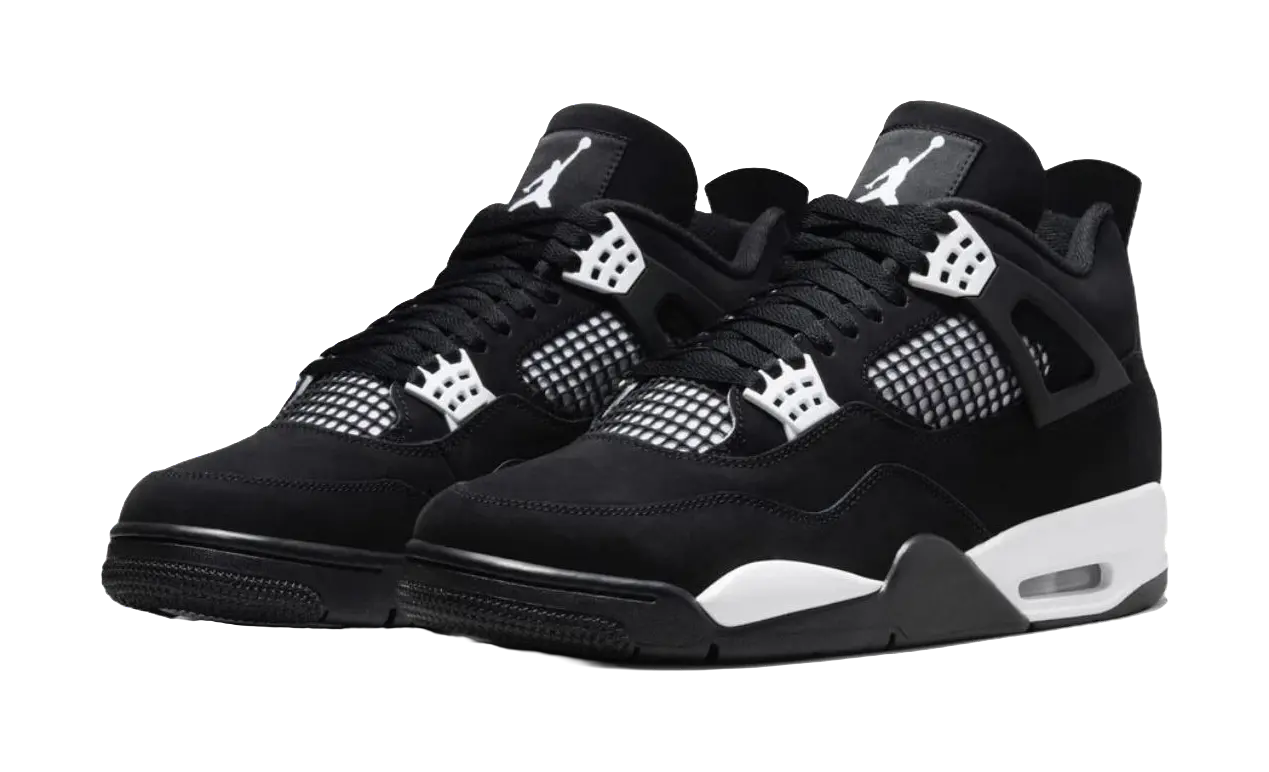 Jordan 4 Retro White Thunder  vjsneaker.com