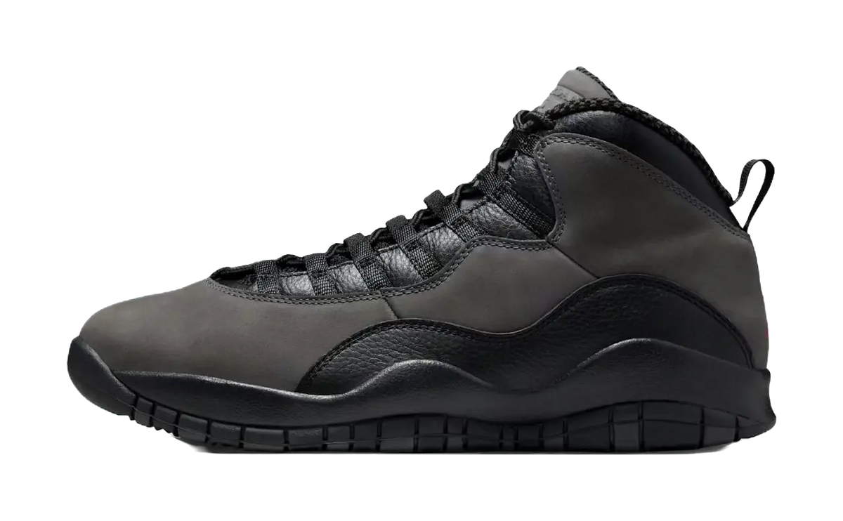 Jordan Air Jordan 10 Mid top Vintage Basketball Shoes Mens Black  vjsneaker.com