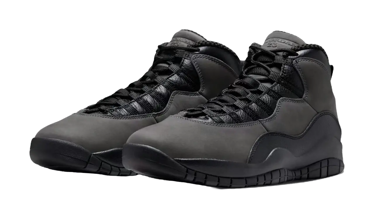 Jordan Air Jordan 10 Mid top Vintage Basketball Shoes Mens Black  vjsneaker.com