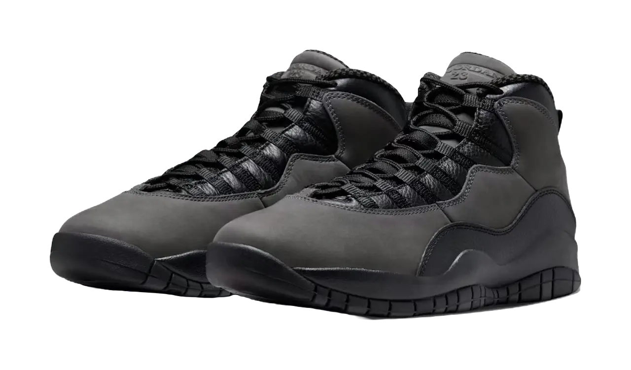 Jordan Air Jordan 10 Mid top Vintage Basketball Shoes Mens Black  vjsneaker.com