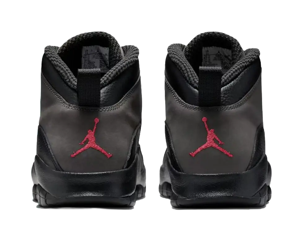Jordan Air Jordan 10 Mid top Vintage Basketball Shoes Mens Black  vjsneaker.com