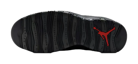 Jordan Air Jordan 10 Mid top Vintage Basketball Shoes Mens Black  vjsneaker.com