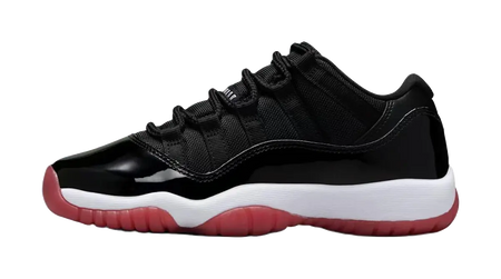 Jordan Air Jordan 11 Retro Slip Resistant Abrasion Resistant Low top Childrens Basketball Shoes Black Unisex  vjsneaker.com