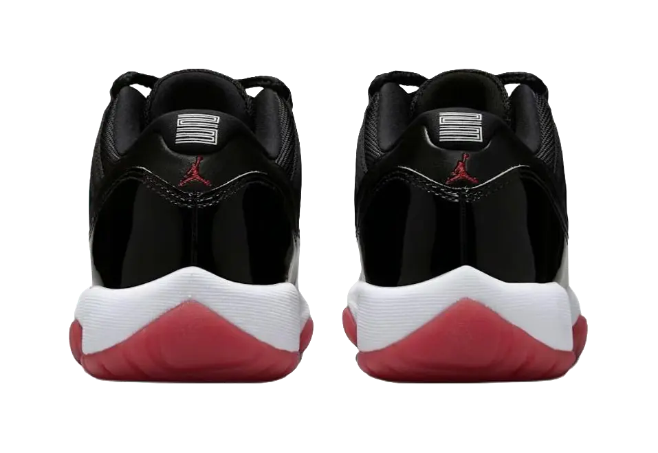 Jordan Air Jordan 11 Retro Slip Resistant Abrasion Resistant Low top Childrens Basketball Shoes Black Unisex  vjsneaker.com