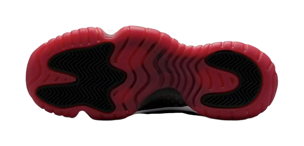 Jordan Air Jordan 11 Retro Slip Resistant Abrasion Resistant Low top Childrens Basketball Shoes Black Unisex  vjsneaker.com