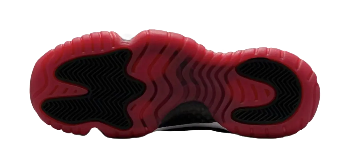 Jordan Air Jordan 11 Retro Slip Resistant Abrasion Resistant Low top Childrens Basketball Shoes Black Unisex  vjsneaker.com