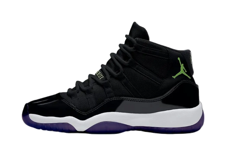 Jordan Air Jordan 11 Slip Resistant Abrasion Resistant High top Childrens Basketball Shoes Black Unisex  vjsneaker.com