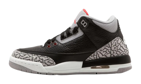 Jordan Air Jordan 3 Anti Kick Cushioning Mid Top Childrens Basketball Shoes Black  vjsneaker.com