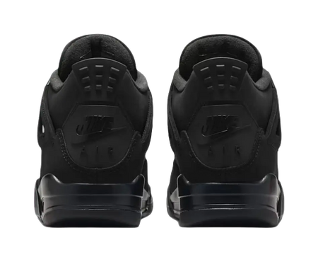 Jordan Air Jordan 4 Mid top Childrens Basketball Shoes Black Unisex  vjsneaker.com