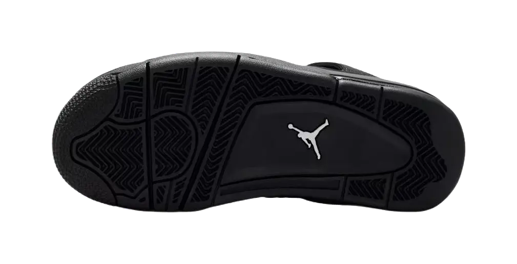 Jordan Air Jordan 4 Mid top Childrens Basketball Shoes Black Unisex  vjsneaker.com