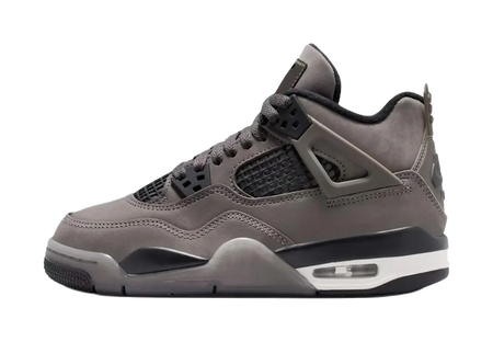 Jordan Air Jordan 4 Mid top Childrens Basketball Shoes Gray Black Unisex  vjsneaker.com
