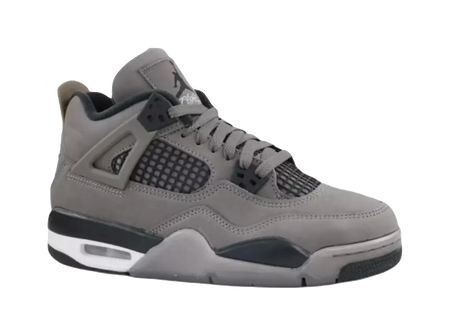Jordan Air Jordan 4 Mid top Childrens Basketball Shoes Gray Black Unisex  vjsneaker.com