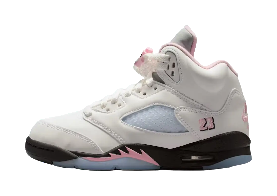 Jordan Air Jordan 5 Low top Childrens Basketball Shoes Pink Unisex  vjsneaker.com
