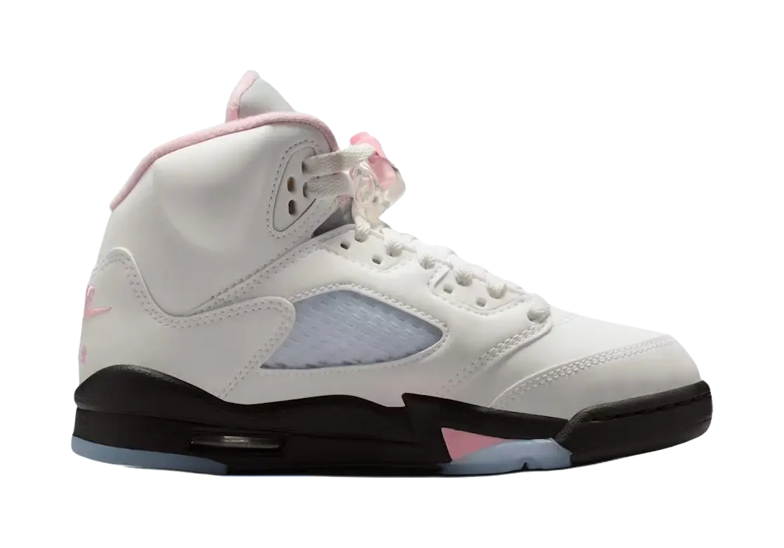 Jordan Air Jordan 5 Low top Childrens Basketball Shoes Pink Unisex  vjsneaker.com