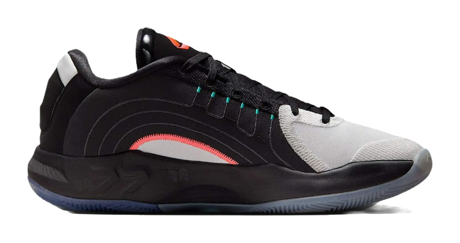 Jordan Luka 4 Anti Slip Wear Resistant Low Top Basketball Shoes Unisex Black White Red Asian Version  vjsneaker.com