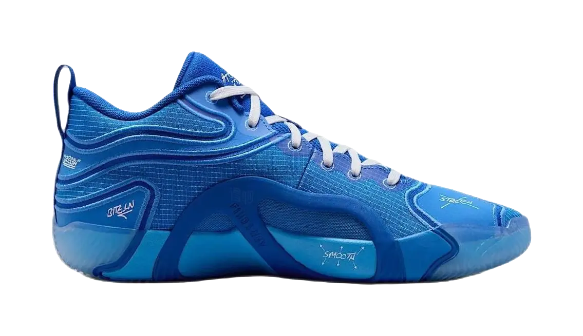 Jordan Tatum 3 Anti-Slip Wear-Resistant Mid-Top Basketball Shoes Mens Blue  vjsneaker.com