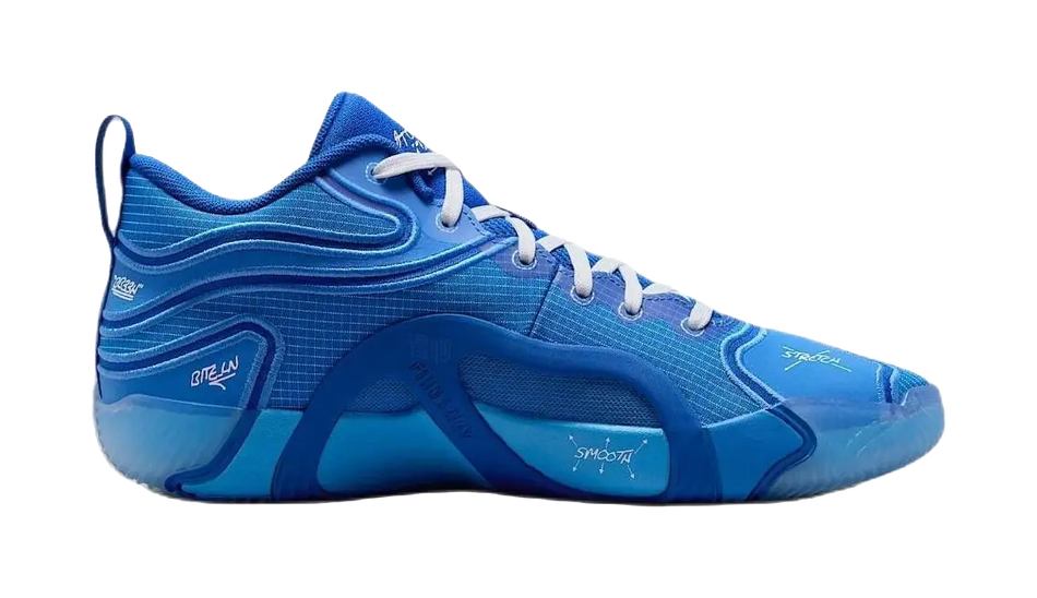 Jordan Tatum 3 Anti-Slip Wear-Resistant Mid-Top Basketball Shoes Mens Blue  vjsneaker.com